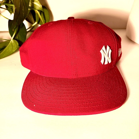 New Era Accessories Red Small Yankee Logo Hat Poshmark New Era Accessories Red Small Yankee Logo Hat Poshmark
